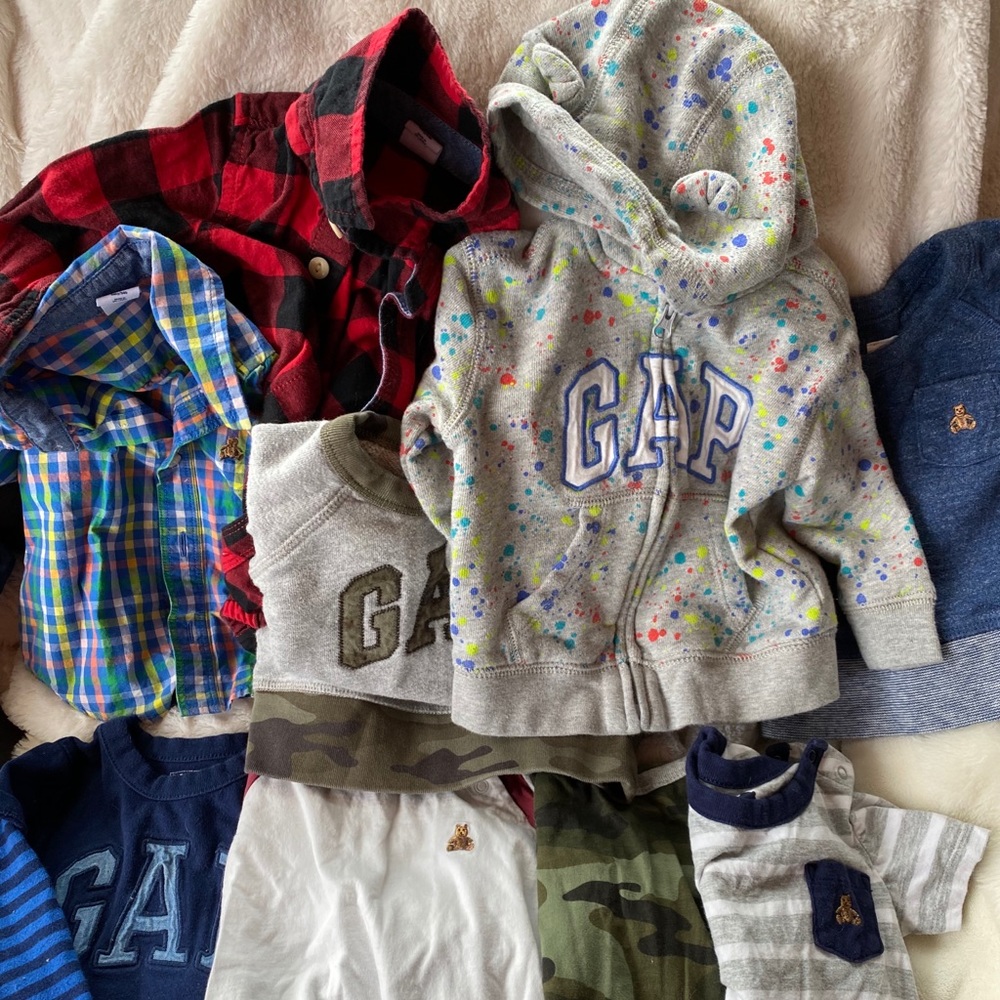 9pc gap lot 6-12m